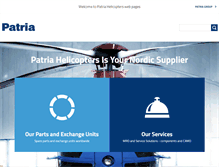 Tablet Screenshot of patriahelicopters.com